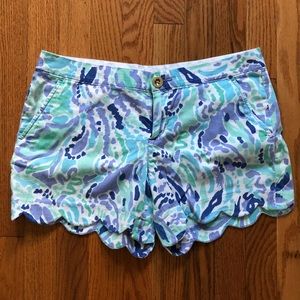 Lilly Pulitzer Scalloped Shorts